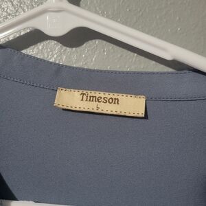 Timeson Blue Blouse